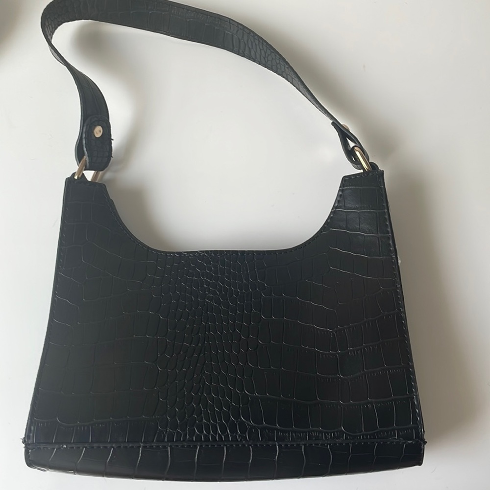 Small black shoulder bag